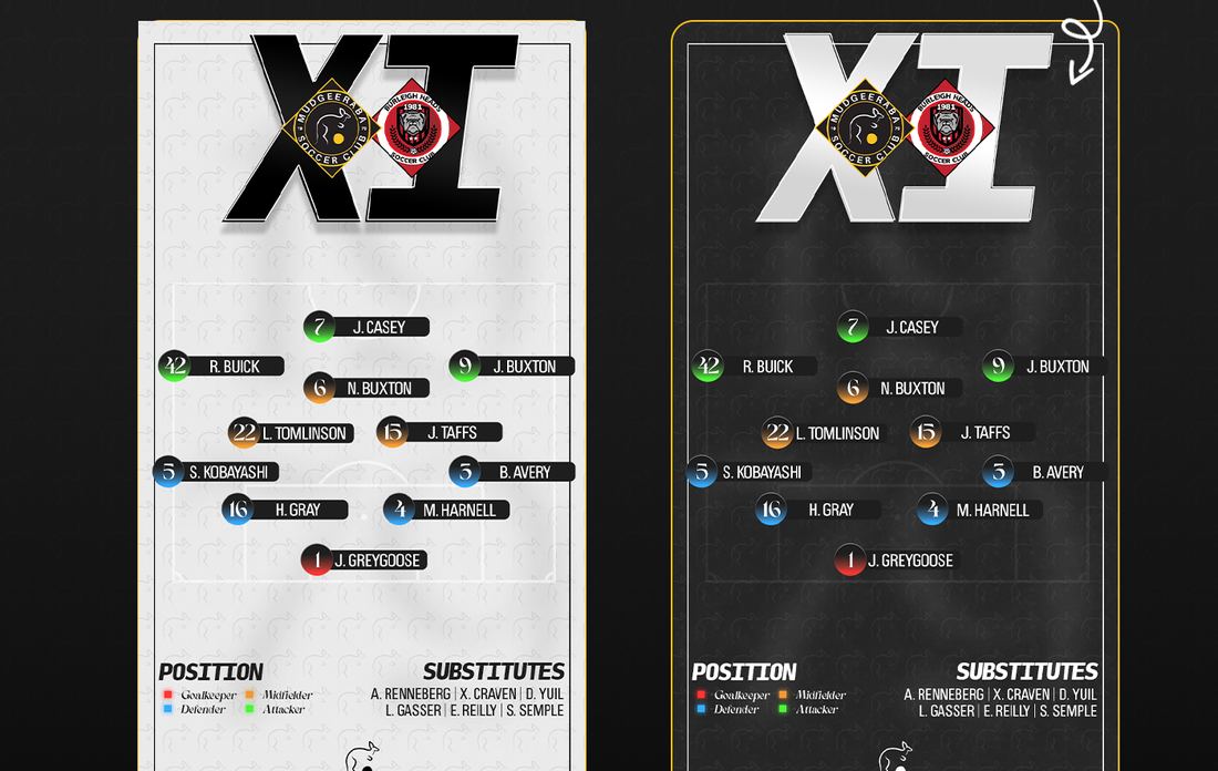 Starting eleven graphic